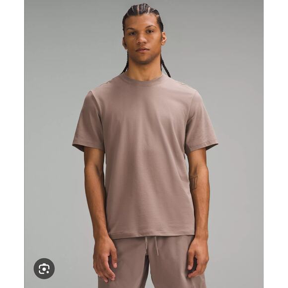 Lululemon Mens Zeroed In Short Sleeve Taupetastic M3F16S Athleisure Performance - Picture 1 of 14